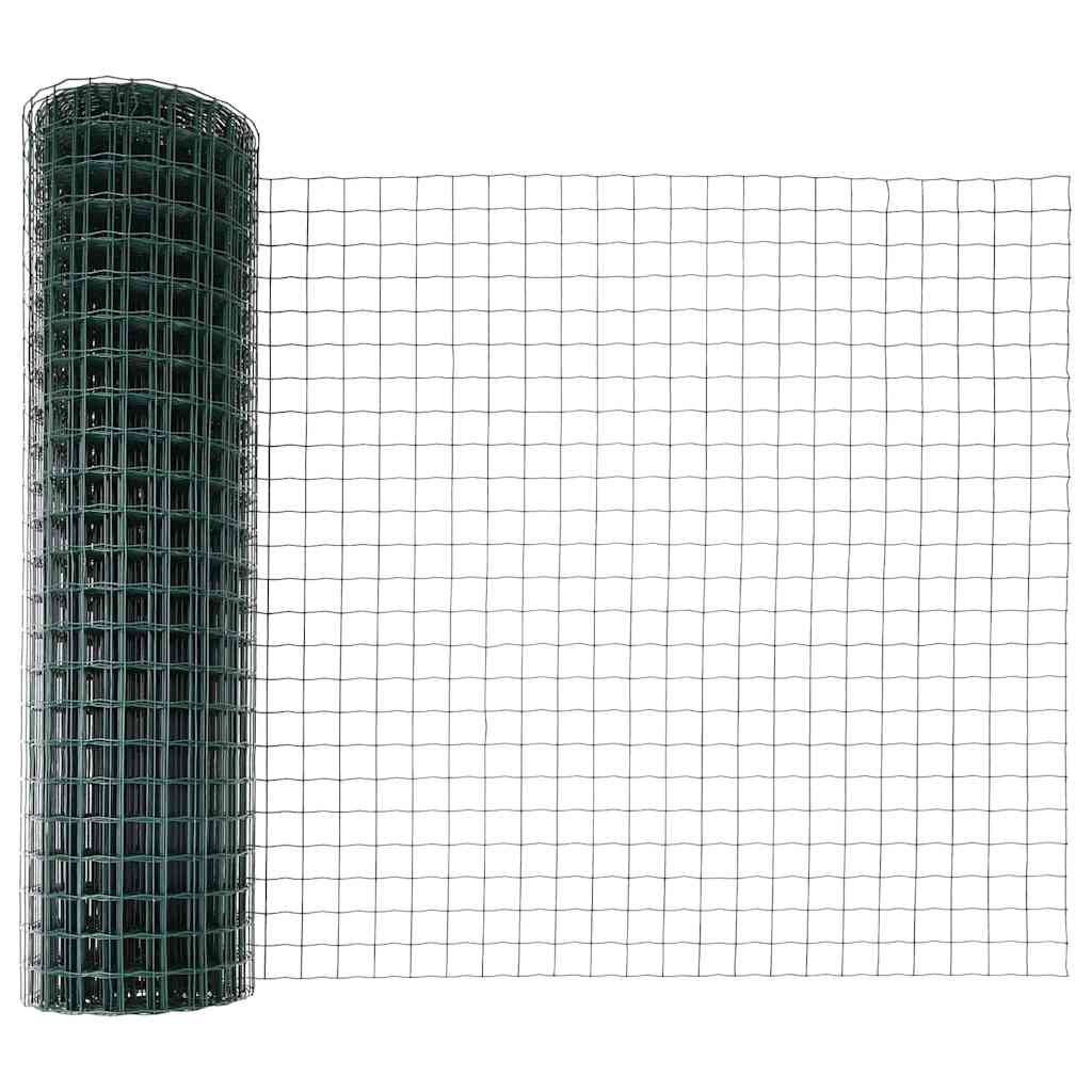 Euro ograda Zelena 1,4 x 10 m Željezo prekriveno PVC-om