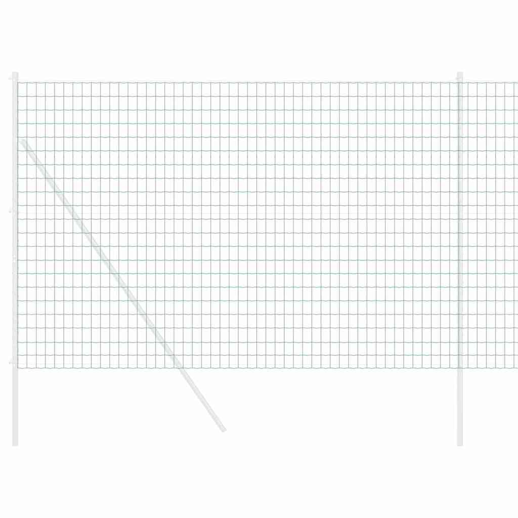 Euro ograda Zelena 1,5 x 10 m Željezo prekriveno PVC-om