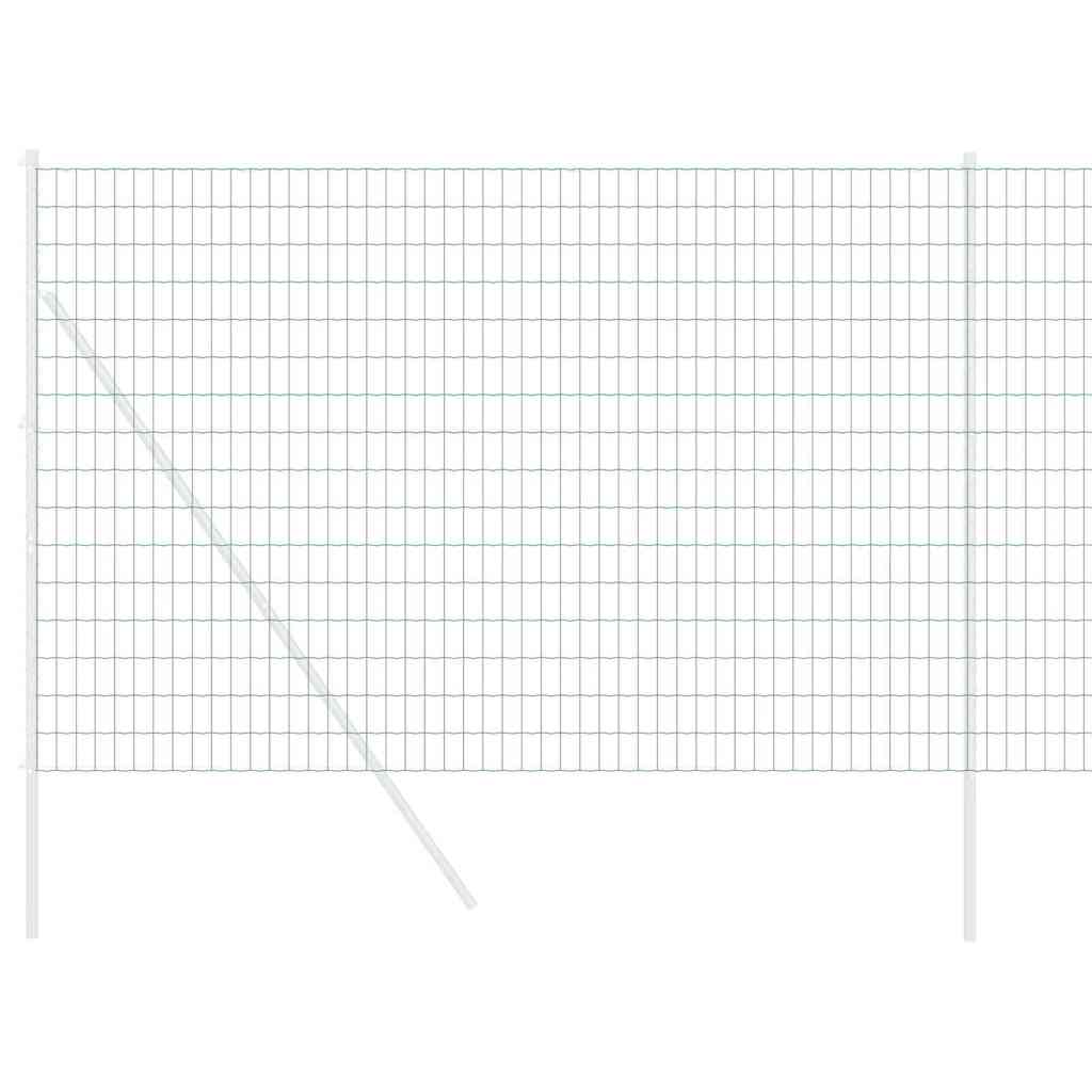 Euro ograda Zelena 1,5 x 10 m Željezo prekriveno PVC-om