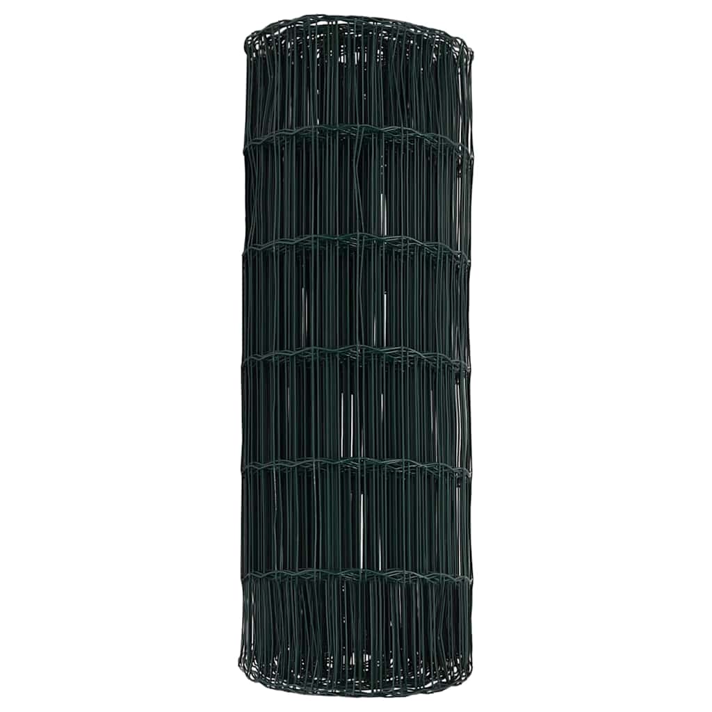 Euro ograda Zelena 0,4 x 10 m Željezo prekriveno PVC-om