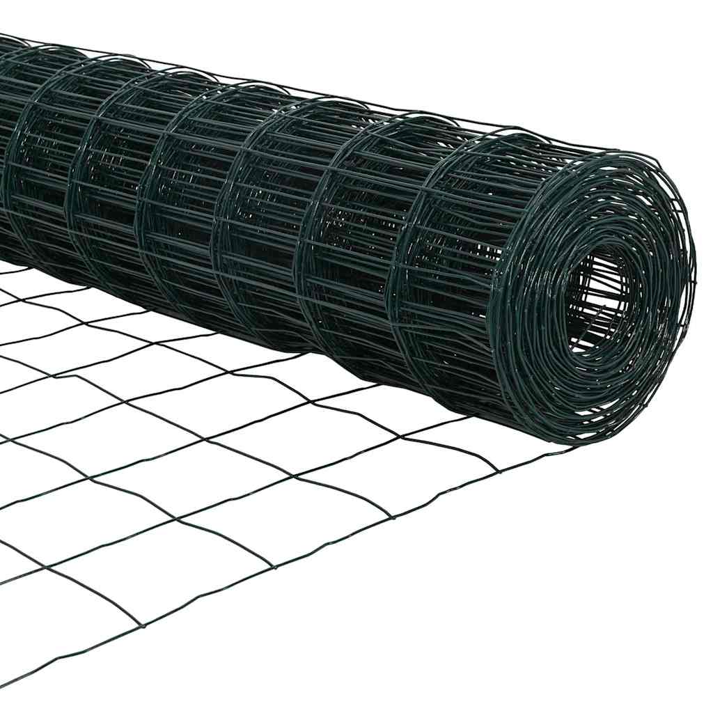 Euro ograda Zelena 1.6 x 10m Željezo prekriveno PVC-om