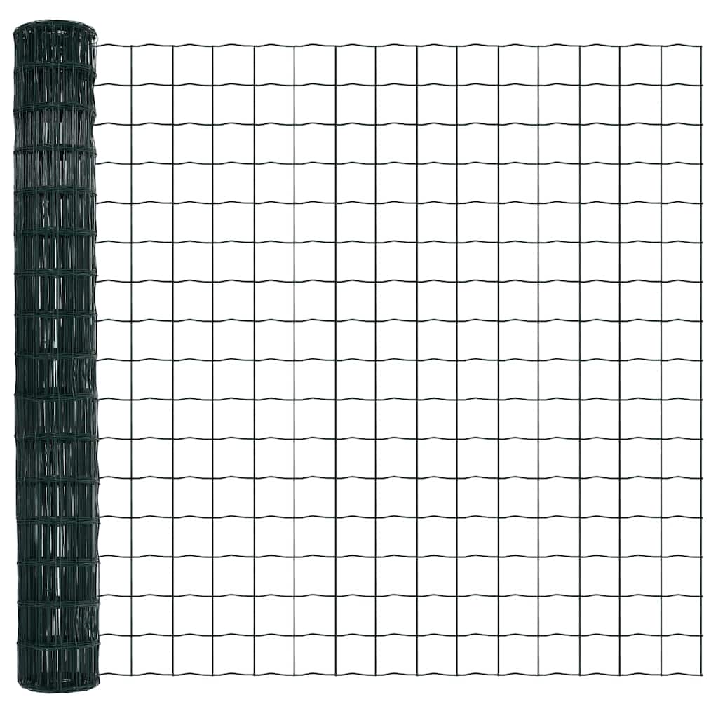 Euro ograda Zelena 1.6 x 10m Željezo prekriveno PVC-om
