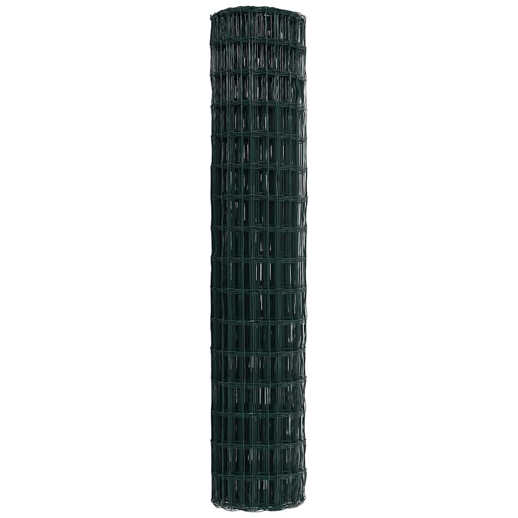 Euro ograda Zelena 1.6 x 10m Željezo prekriveno PVC-om