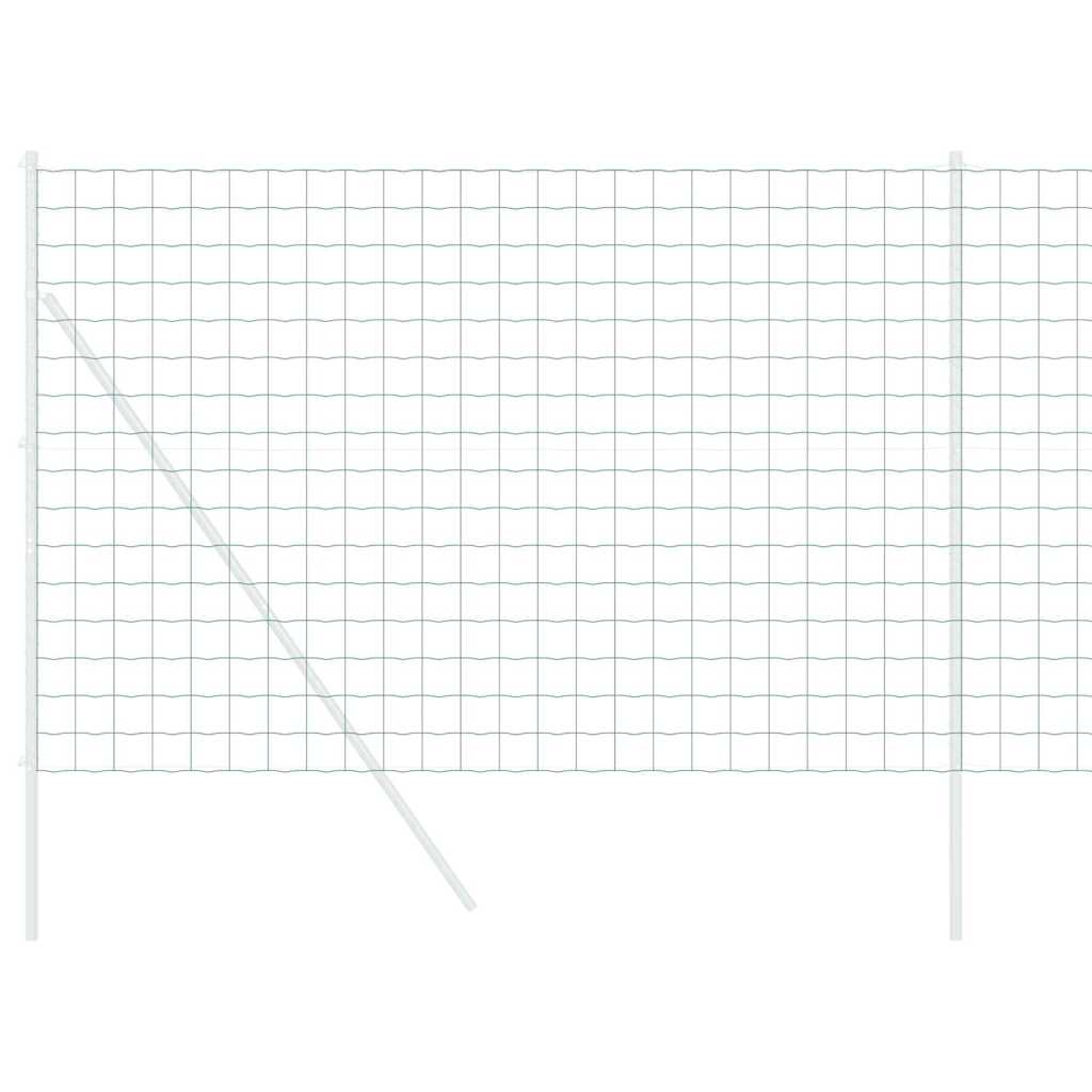 Euro ograda Zelena 1.6 x 10m Željezo prekriveno PVC-om