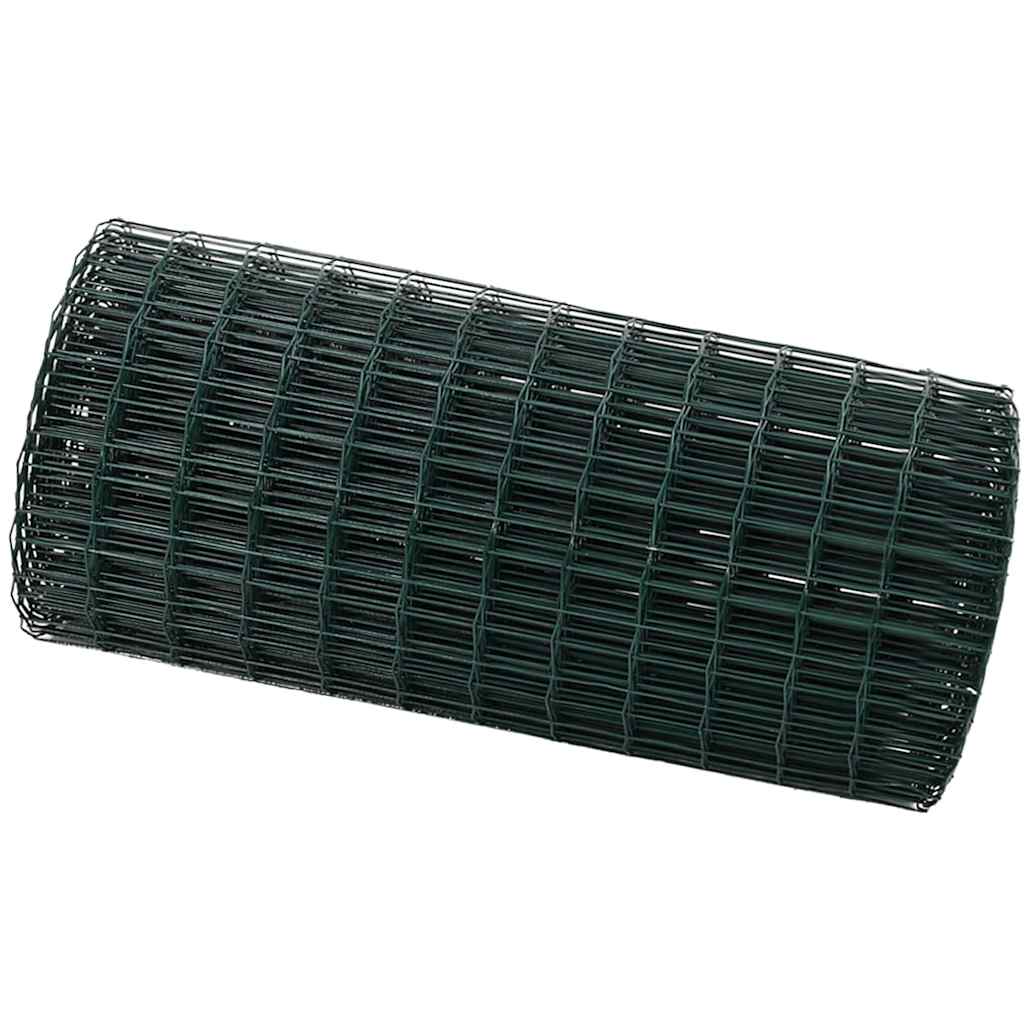 Euro ograda Zelena 0.8 x 25 m Željezo prekriveno PVC-om