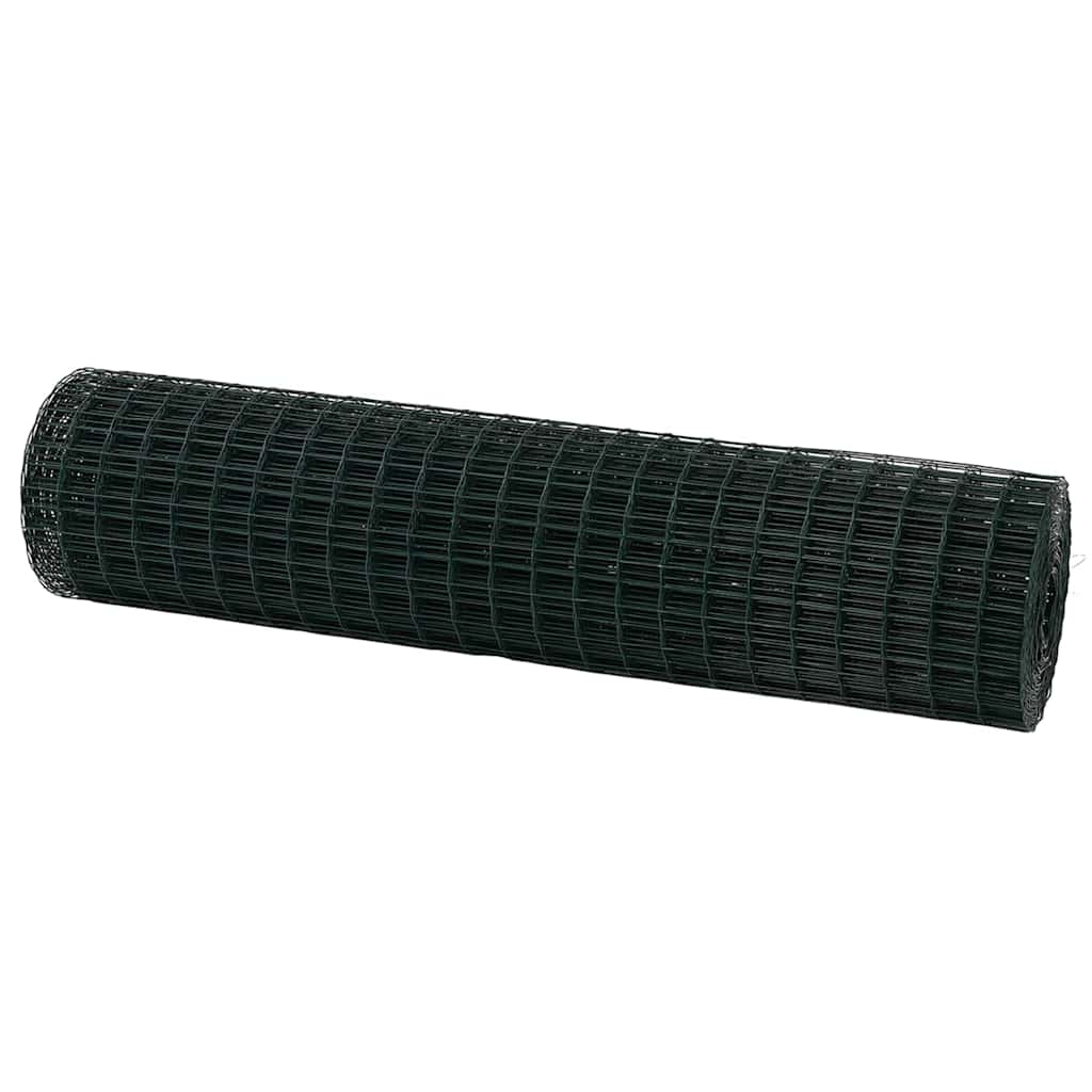 Euro ograda Zelena 1 x 25 m Željezo prekriveno PVC-om