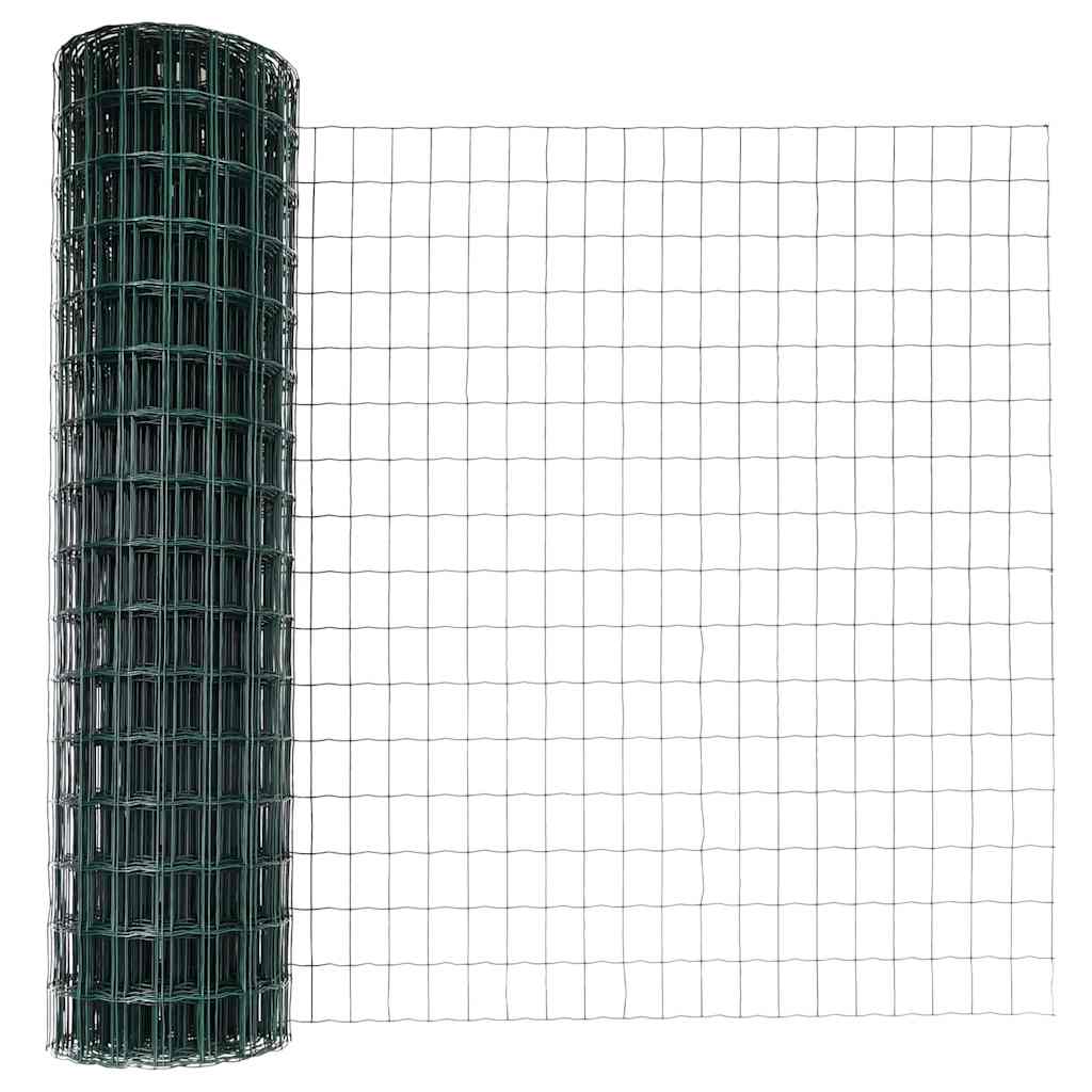 Euro ograda Zelena 1,2 x 25 m Željezo prekriveno PVC-om