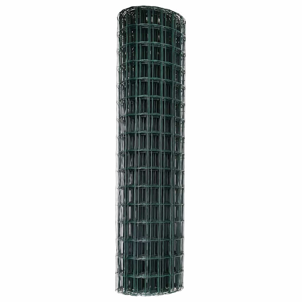 Euro ograda Zelena 1,2 x 25 m Željezo prekriveno PVC-om