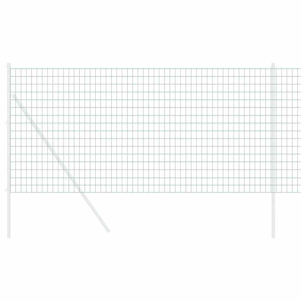 Euro ograda Zelena 1,2 x 25 m Željezo prekriveno PVC-om