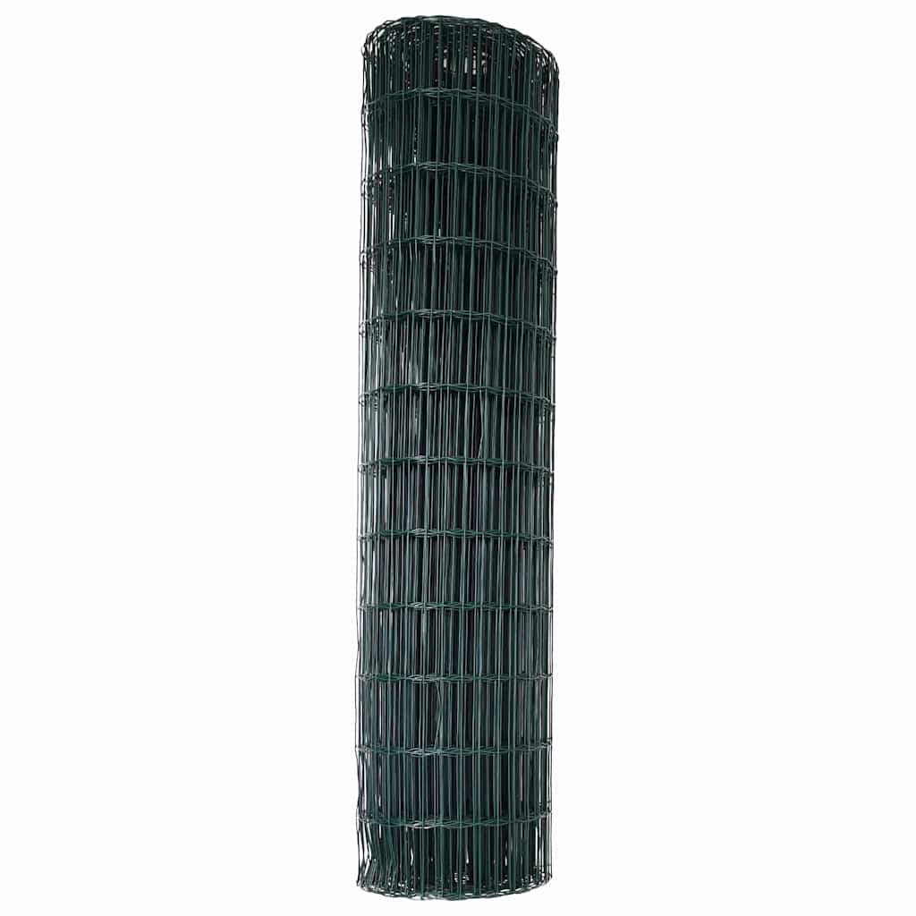 Euro ograda Zelena 1,2 x 25 m Željezo prekriveno PVC-om
