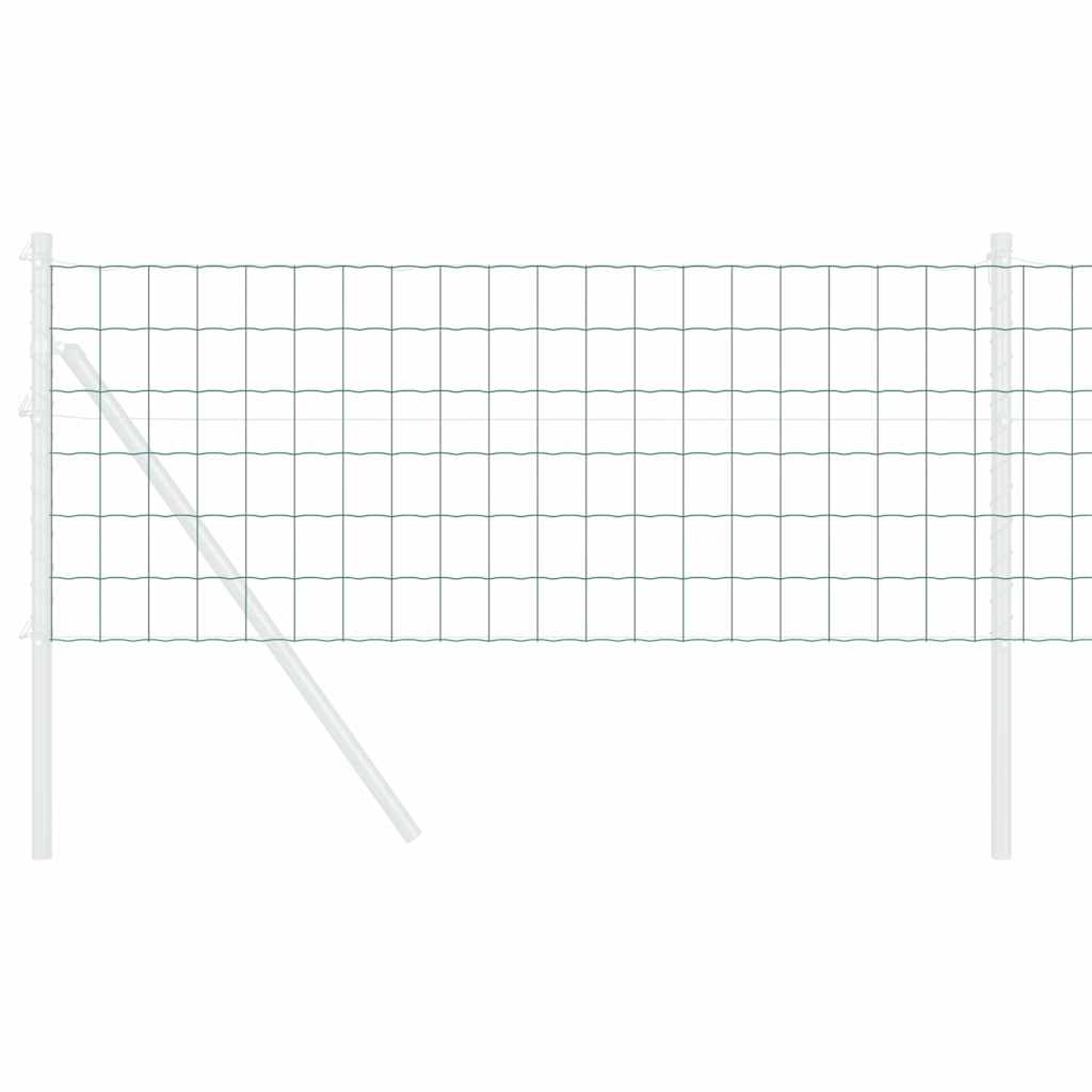 Euro ograda Zelena 0.4 x 25 m Željezo prekriveno PVC-om