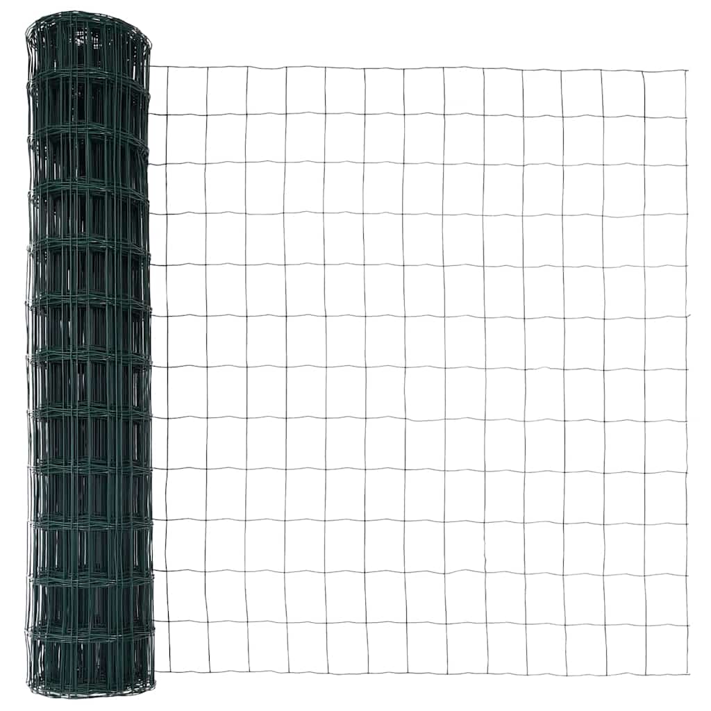 Euro ograda Zelena 1 x 25 m Željezo prekriveno PVC-om