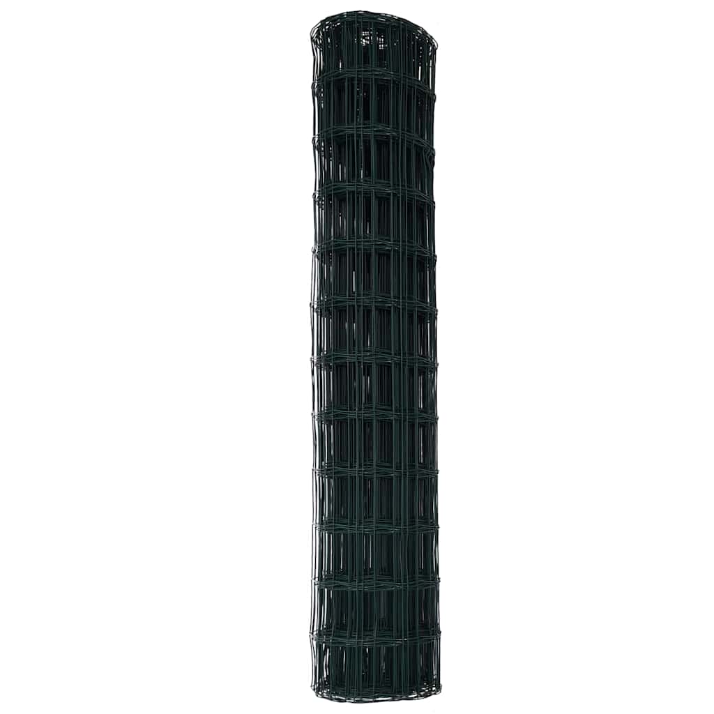 Euro ograda Zelena 1 x 25 m Željezo prekriveno PVC-om