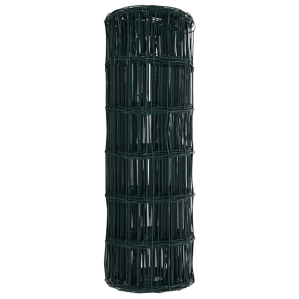 Euro ograda Zelena 0,4 x 25 m Željezo prekriveno PVC-om