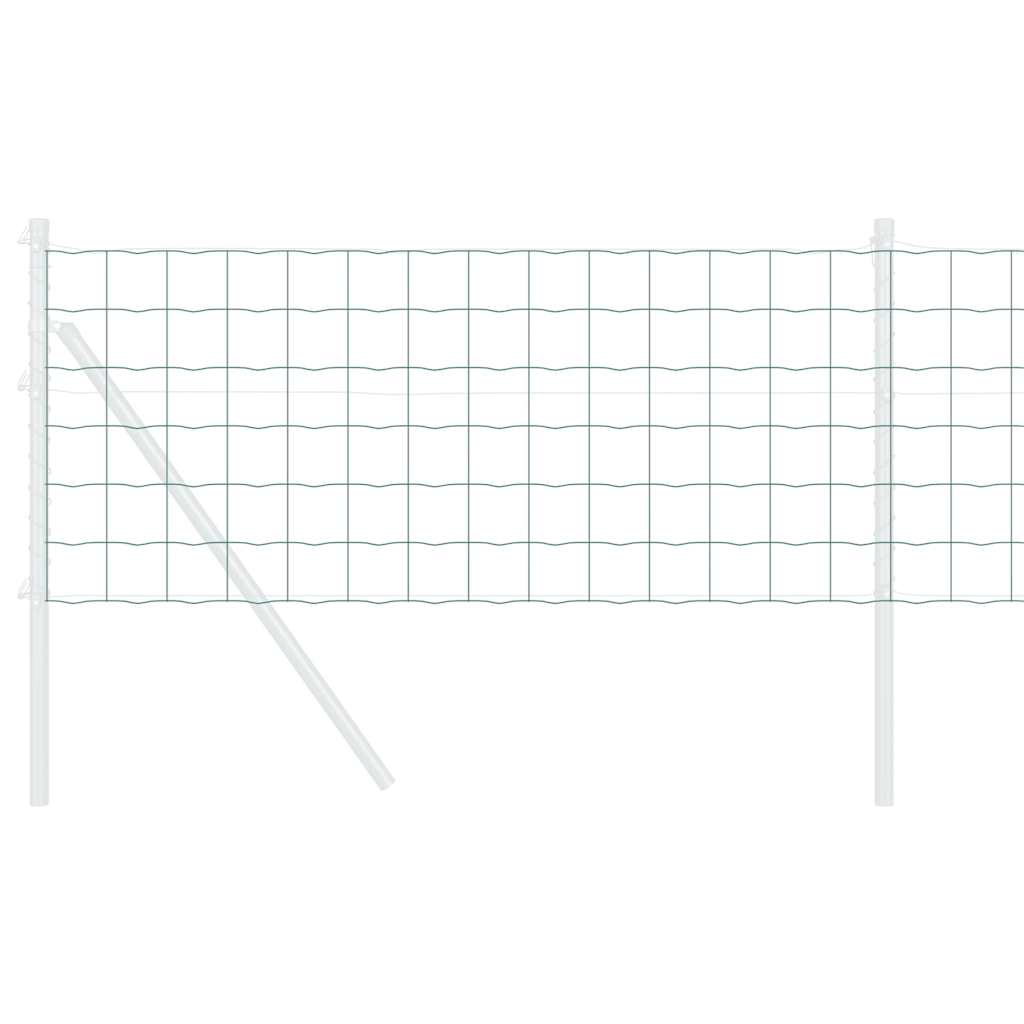 Euro ograda Zelena 0,4 x 25 m Željezo prekriveno PVC-om