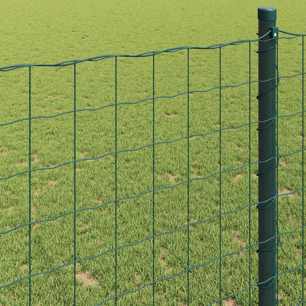 Euro ograda Zelena 0,4 x 10 m Željezo prekriveno PVC-om