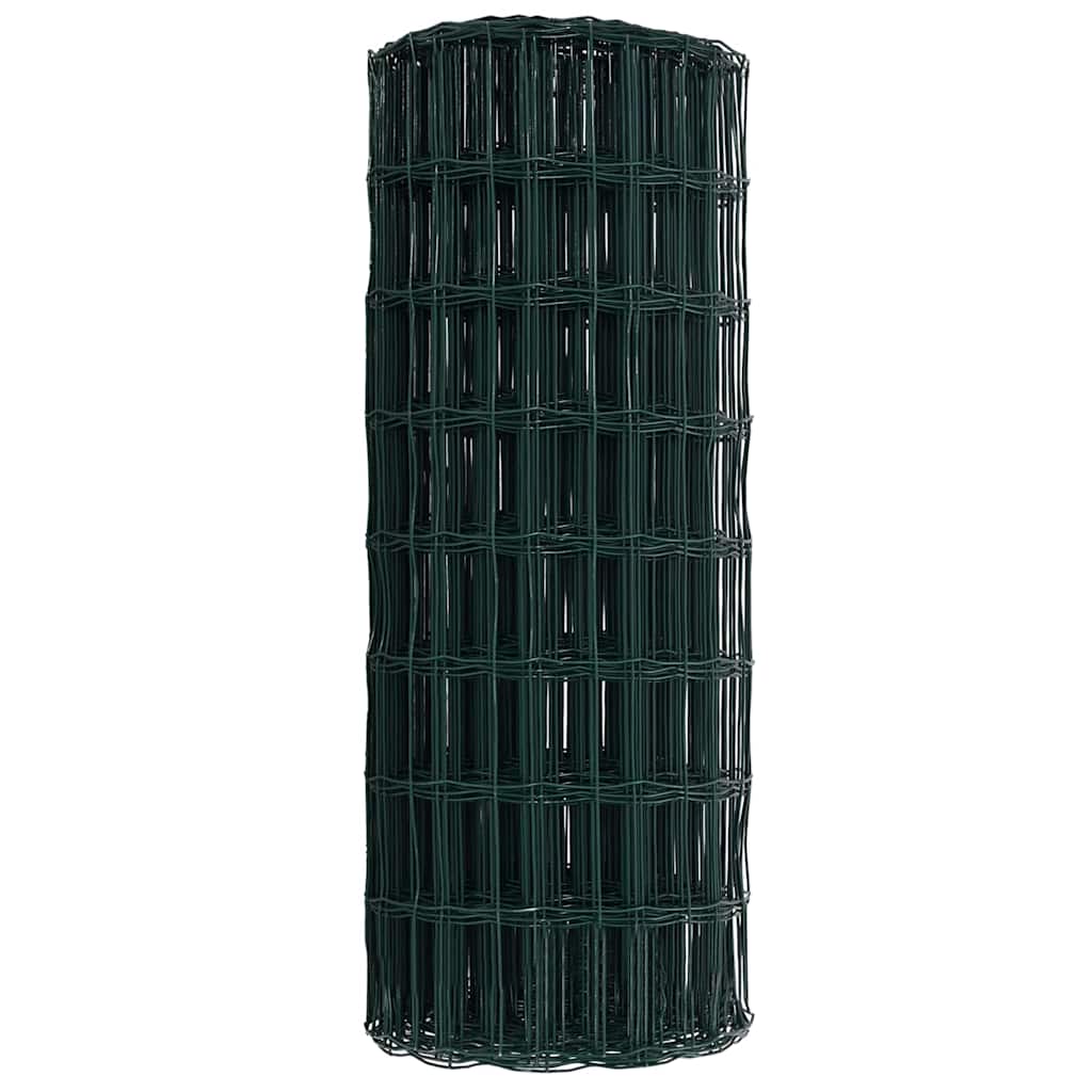 Euro ograda Zelena 0,4 x 10 m Željezo prekriveno PVC-om
