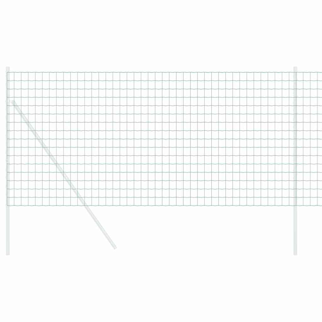 Euro ograda Zelena 0,4 x 10 m Željezo prekriveno PVC-om
