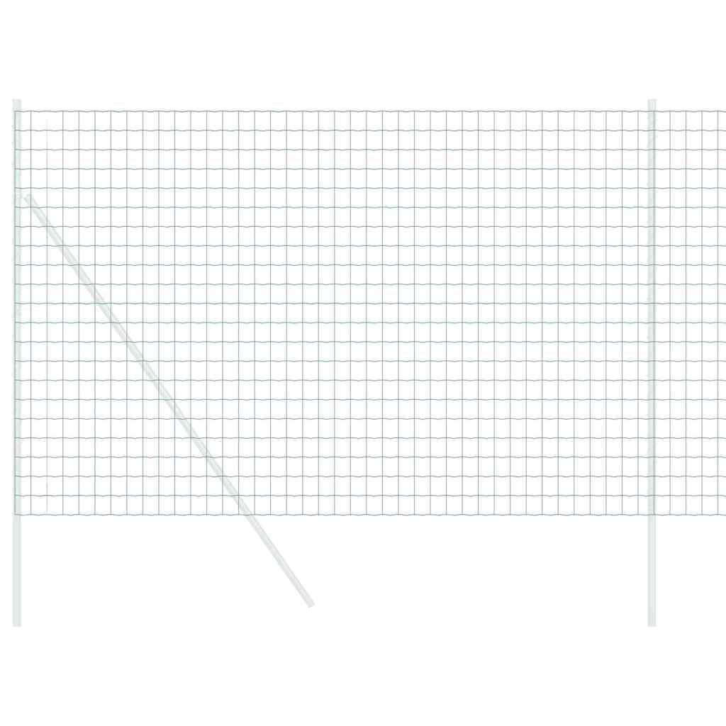Euro ograda Zelena 1,6 x 10 m Željezo prekriveno PVC-om