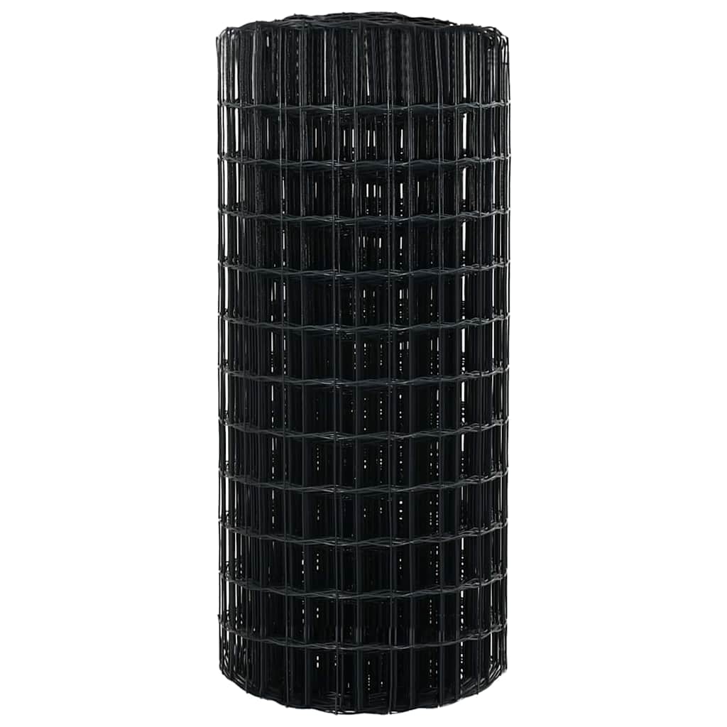 Euro ograda Siva 0,6 x 10 m Željezo prekriveno PVC-om