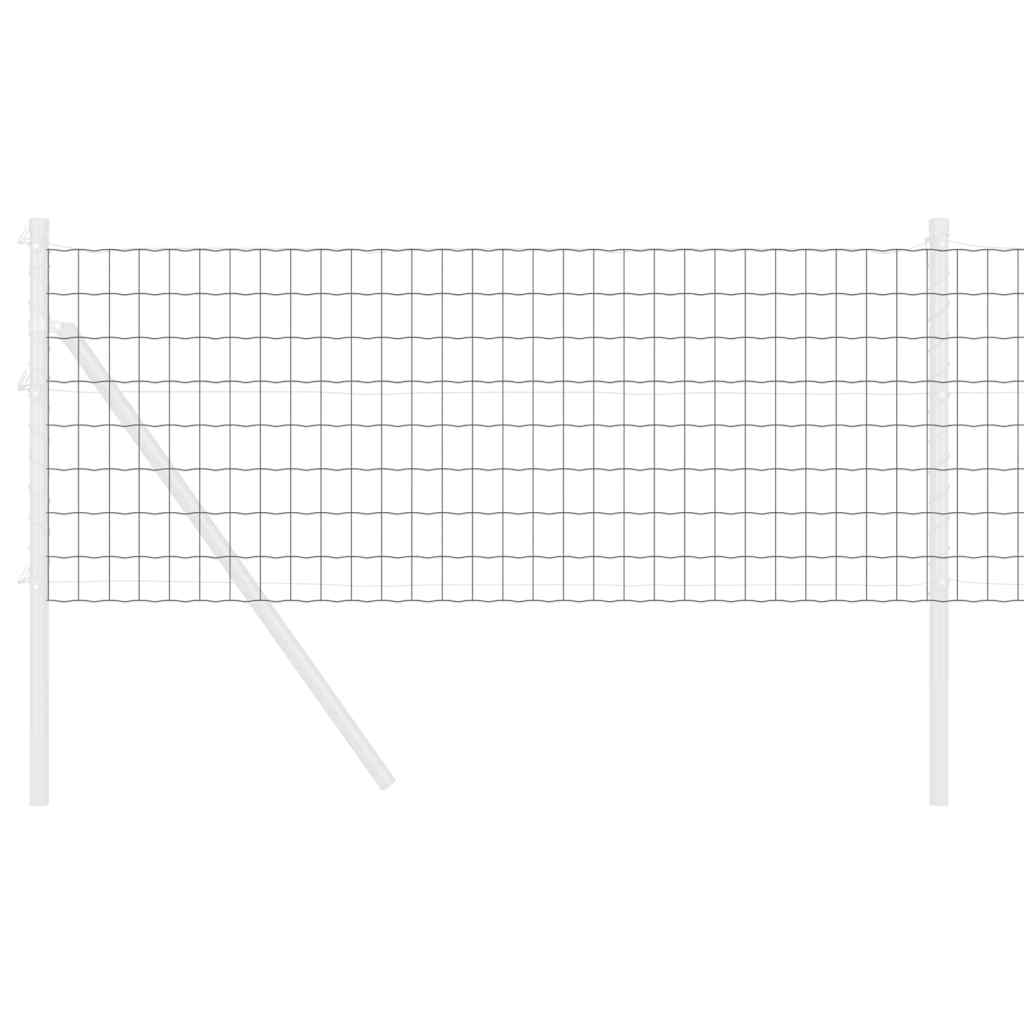 Euro ograda Siva 0.6 x 10 m Željezo prekriveno PVC-om
