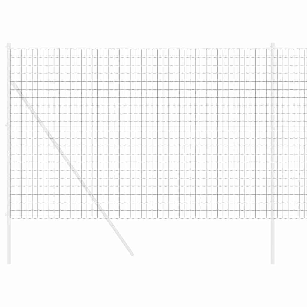 Euro ograda Siva 1,5 x 10 m Željezo prekriveno PVC-om