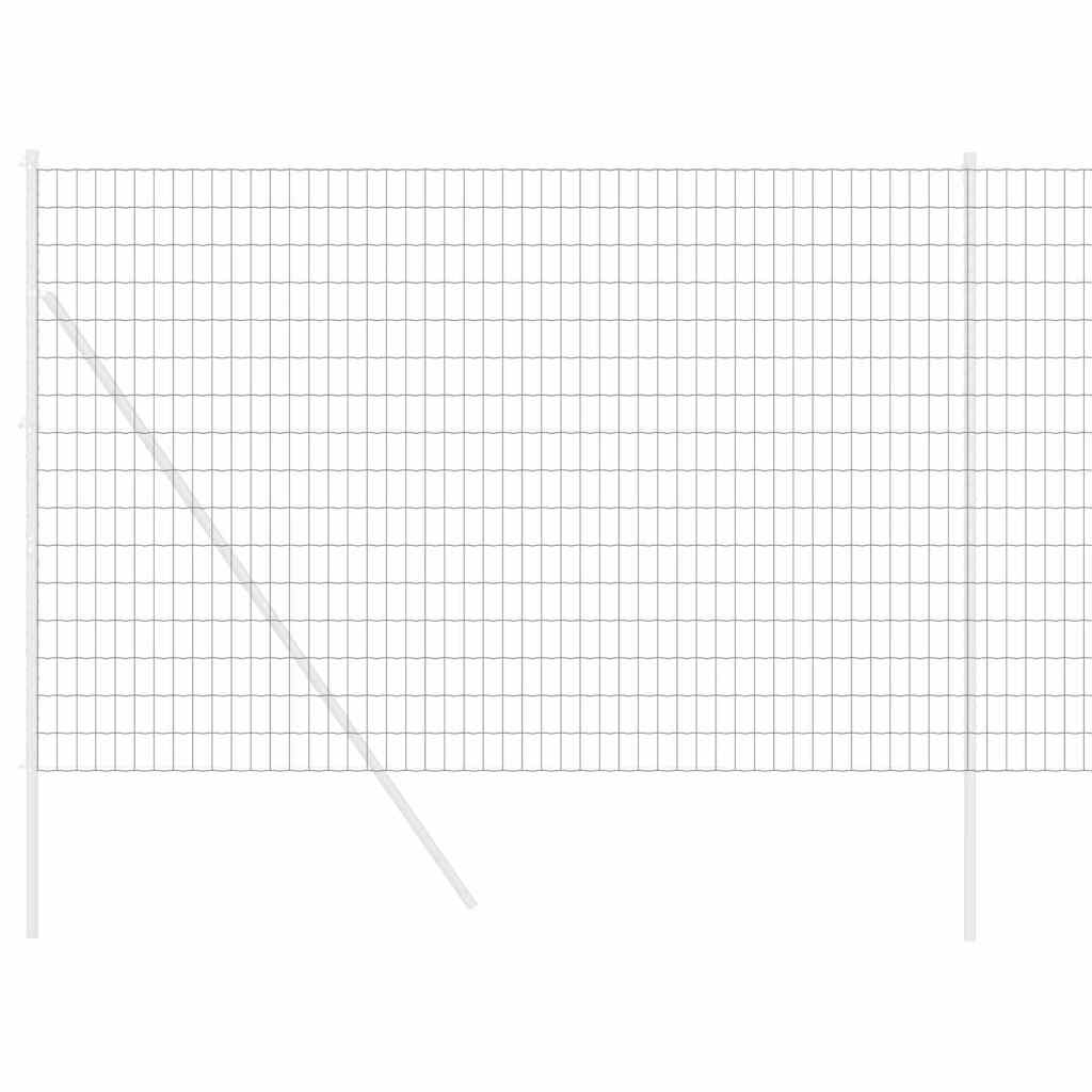 Euro ograda Siva 1,5 x 10 m Željezo prekriveno PVC-om
