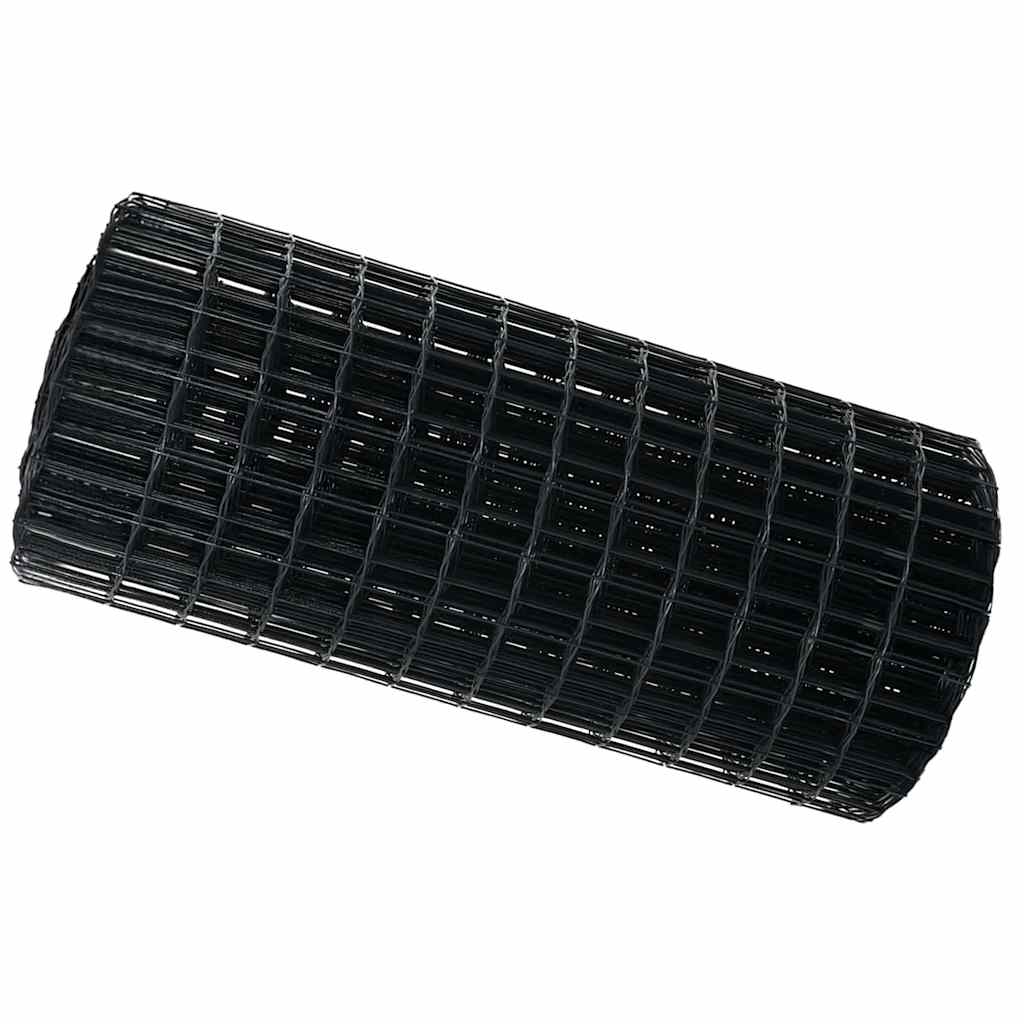 Euro ograda Siva 0,6 x 10 m Željezo prekriveno PVC-om