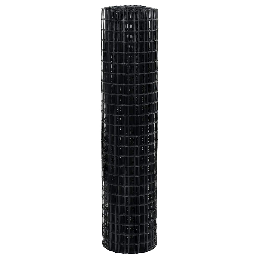 Euro ograda Siva 1,2 x 25 m Željezo prekriveno PVC-om