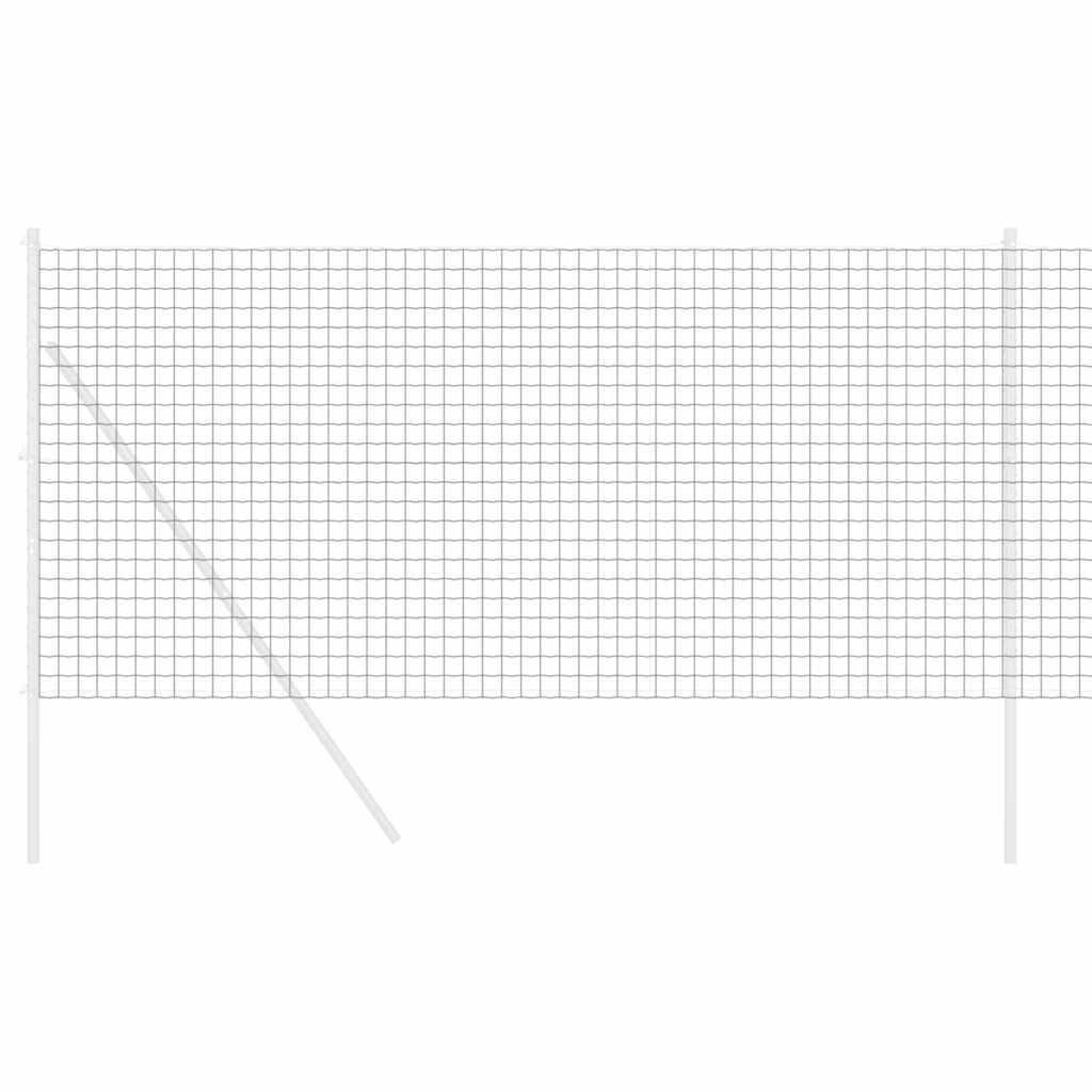 Euro ograda Siva 1,2 x 25 m Željezo prekriveno PVC-om