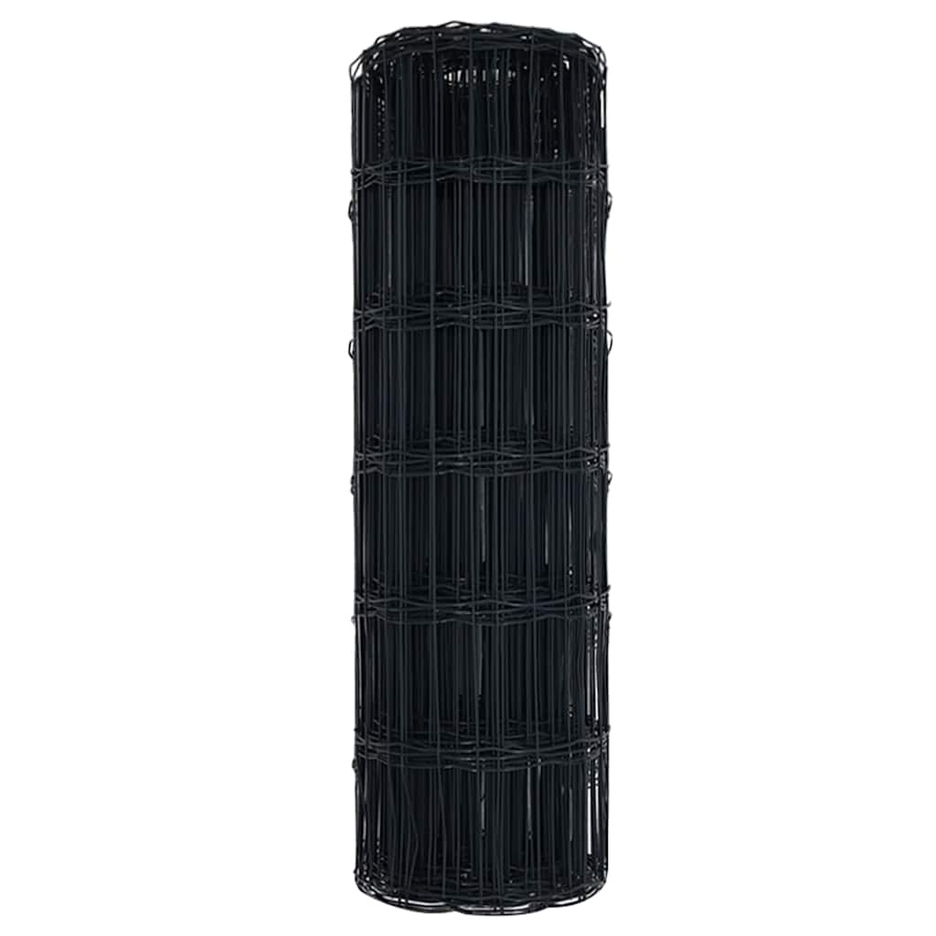 Euro ograda Siva 0,6 x 25 m Željezo prekriveno PVC-om
