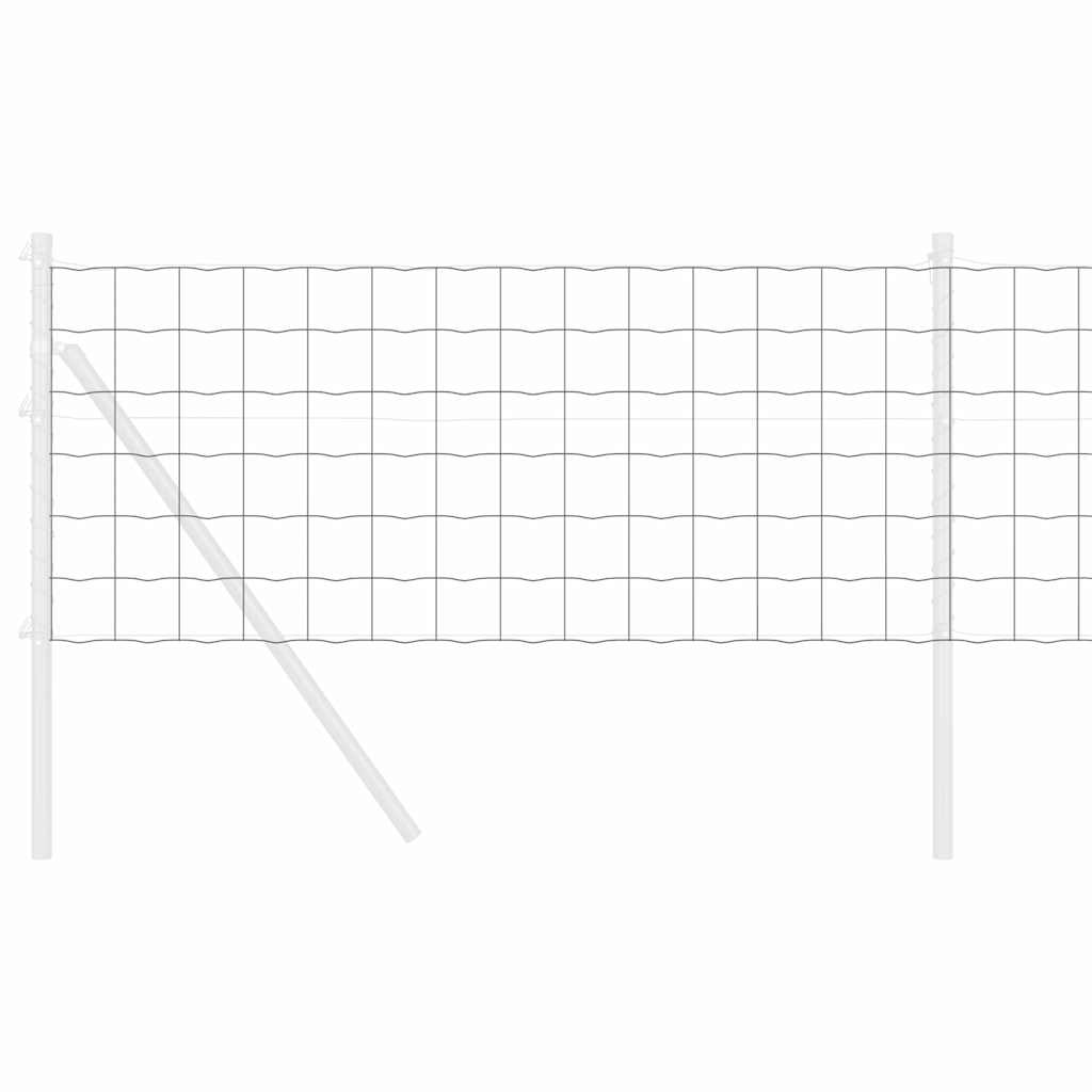 Euro ograda Siva 0,4 x 25 m Željezo prekriveno PVC-om