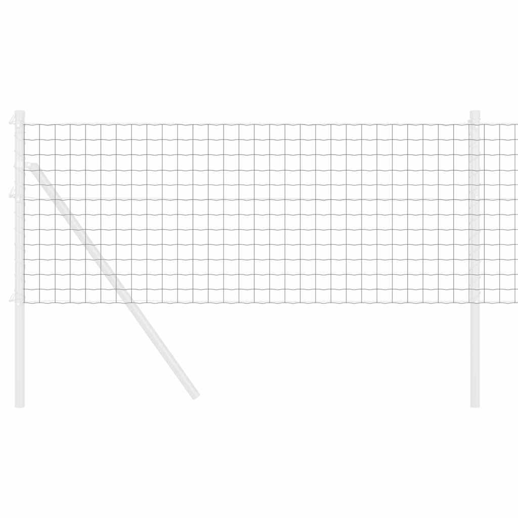 Euro ograda Siva 0,6 x 50 m Željezo prekriveno PVC-om
