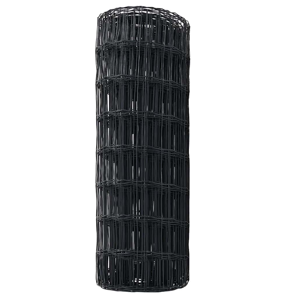 Euro ograda Siva 0.4 x 10 m Željezo prekriveno PVC-om