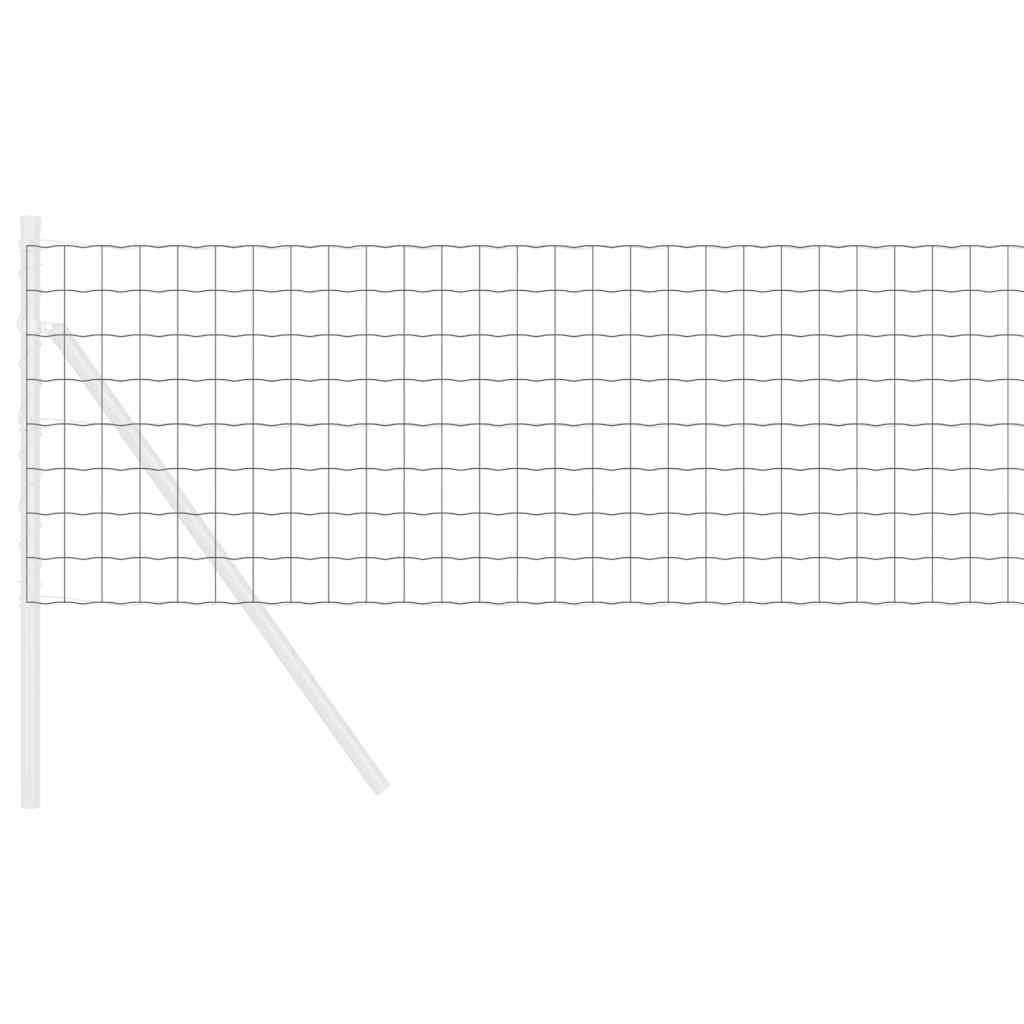 Euro ograda Siva 0.4 x 10 m Željezo prekriveno PVC-om