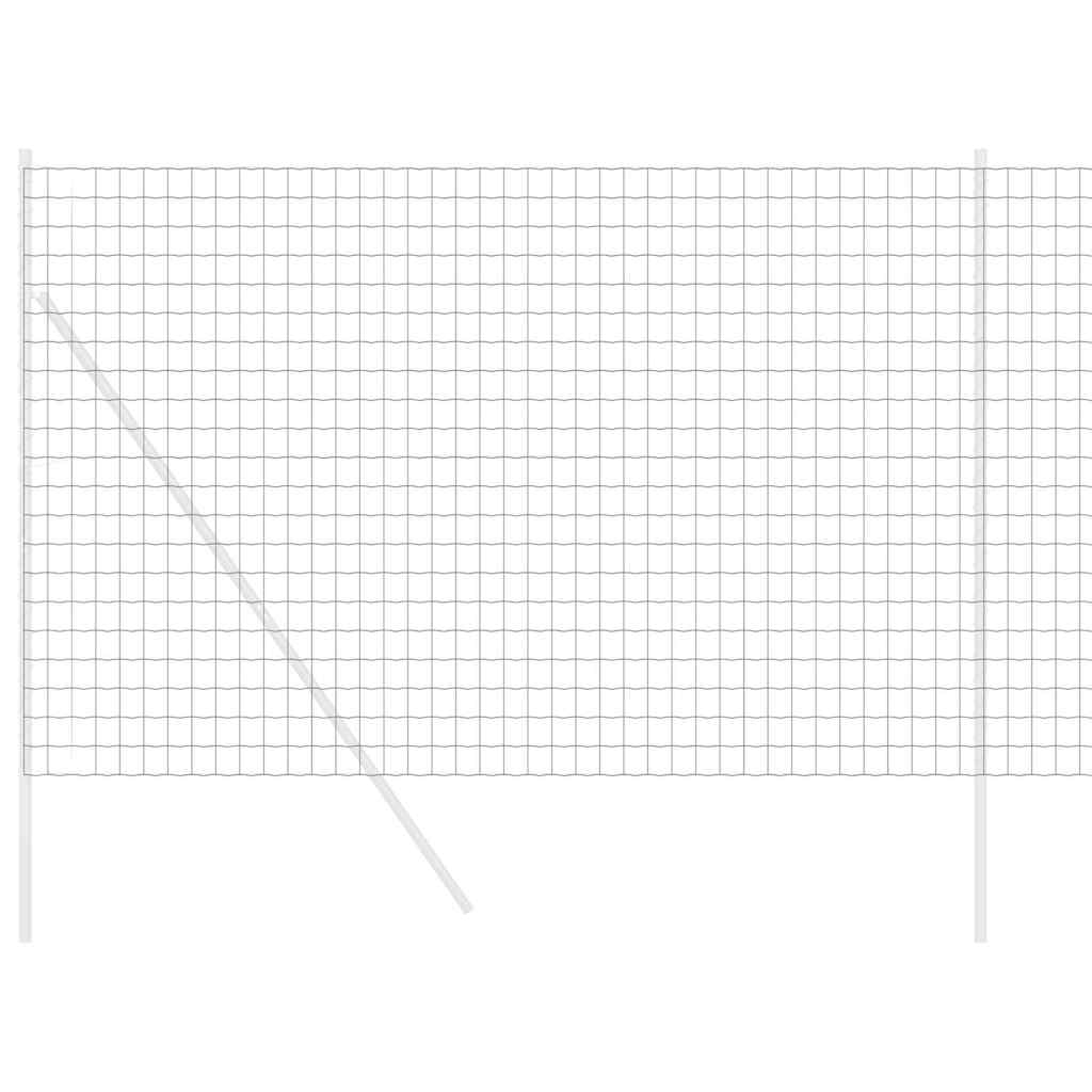 Euro ograda Crna 1,6 x 10 m Željezo prekriveno PVC-om