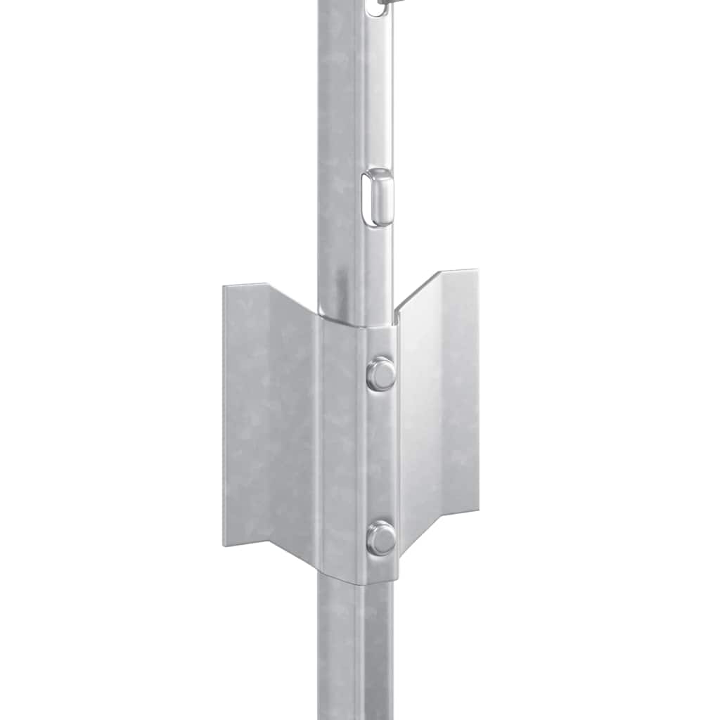 Stup za ogradu 22 pcs Srebrno 120 cm Čelik