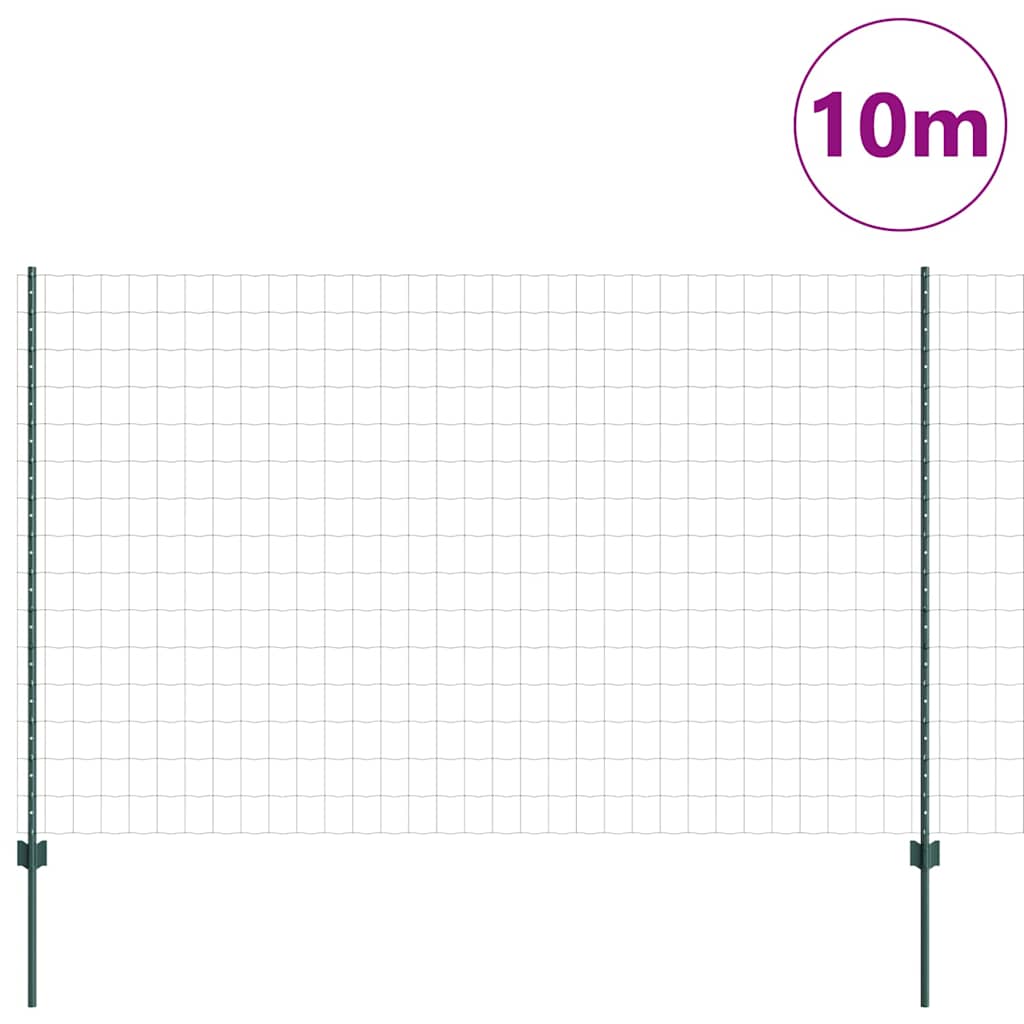 Zavarena žičana ograda 10 x 1,6 m (Š x V) Čelik premazan PVC-om