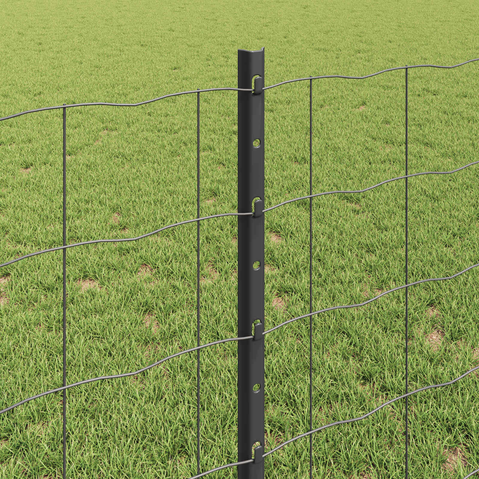 Zavarena žičana ograda 25 x 0,8 m (Š x V) Čelik premazan PVC-om