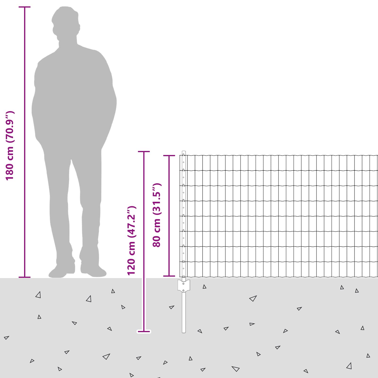 Zavarena žičana ograda 10 x 0,8 m (Š x V) Vruće pocinčani čelik