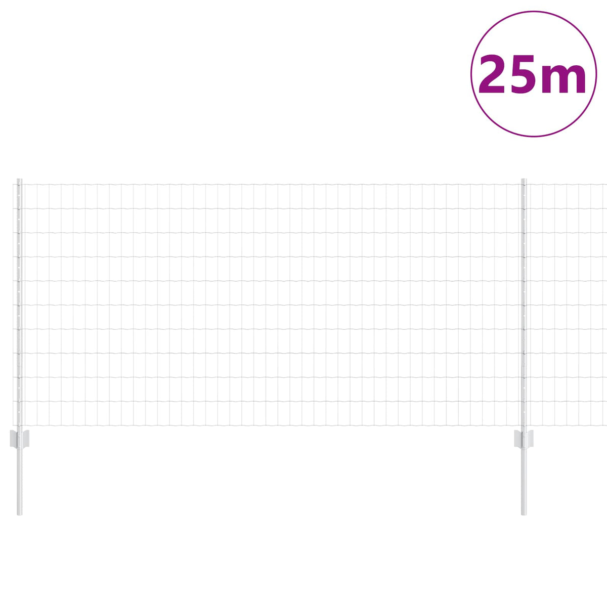 Zavarena žičana ograda 25 x 1 m (Š x V) Vruće pocinčani čelik