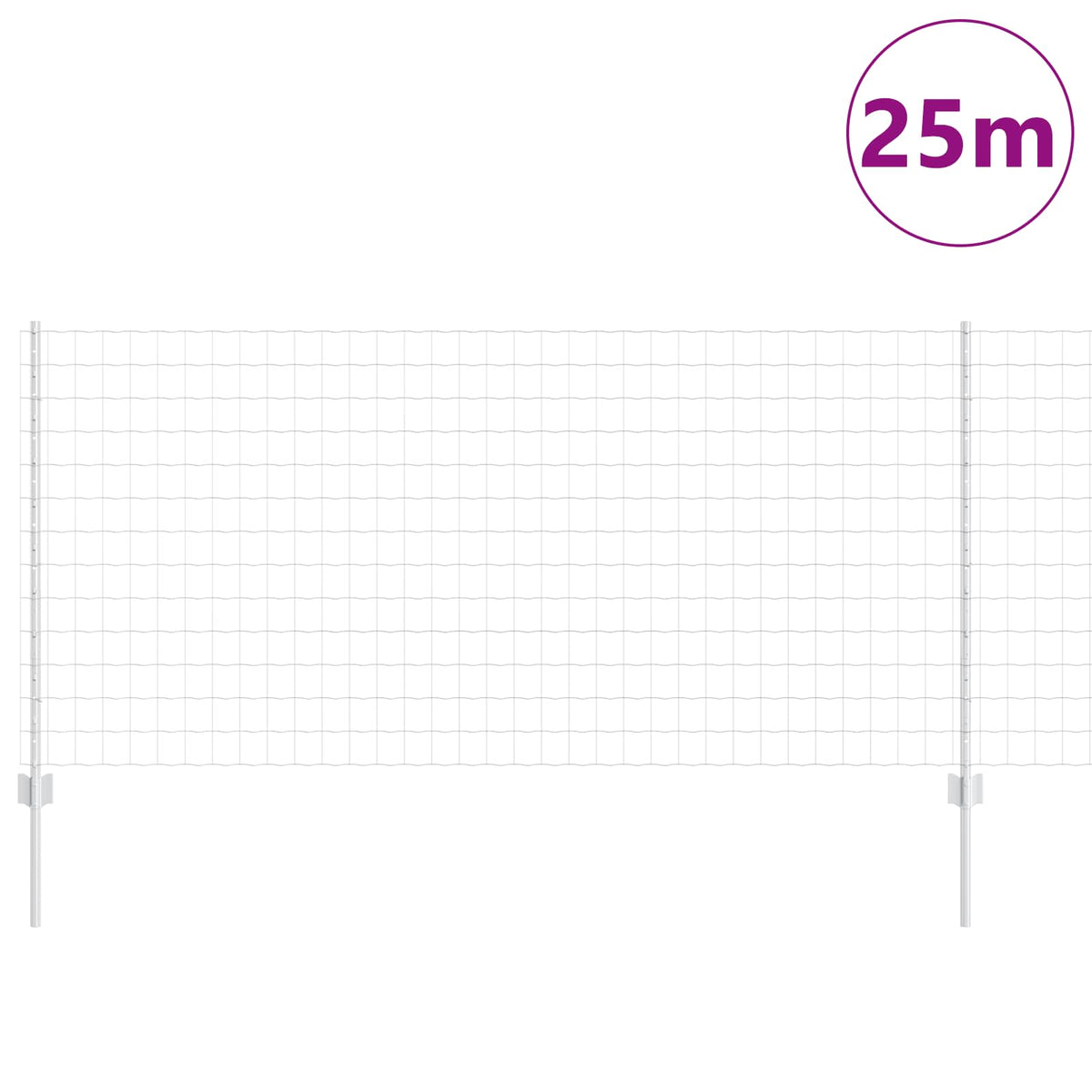Zavarena žičana ograda 25 x 1 m (Š x V) Vruće pocinčani čelik