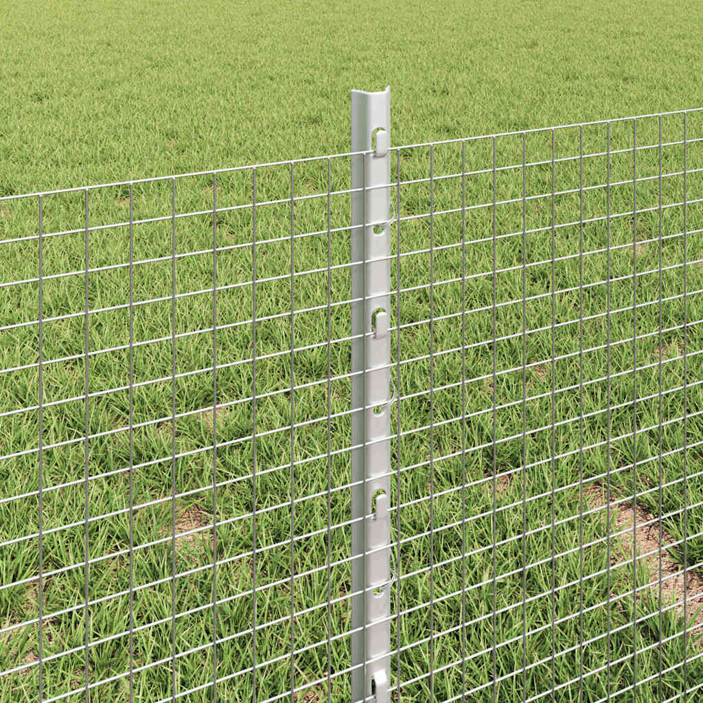Zatvorena žičana ograda s postovima 25 x 0,4 m Pocinčani čelik