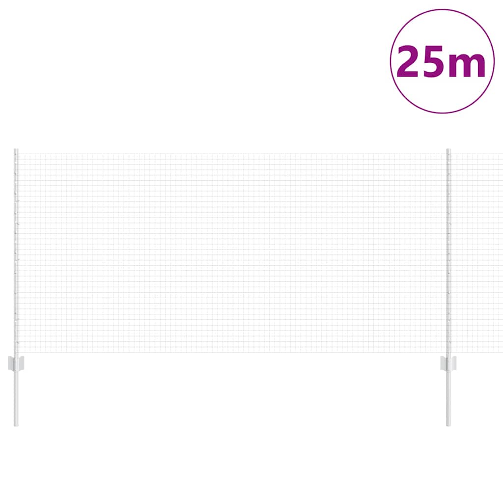 Zavarena žičana ograda s postom 25 x 1 m (Š x V)