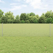 Zavarena žičana ograda s postom 100 x 0,6 m Srebrna Mreža