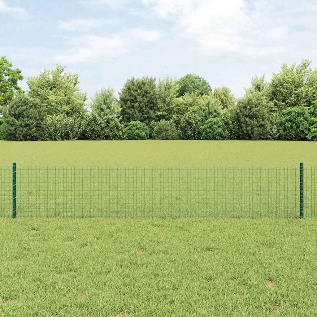 Zatvorena žičana ograda s postovima 10 x 0,4 m Zelena Mreža
