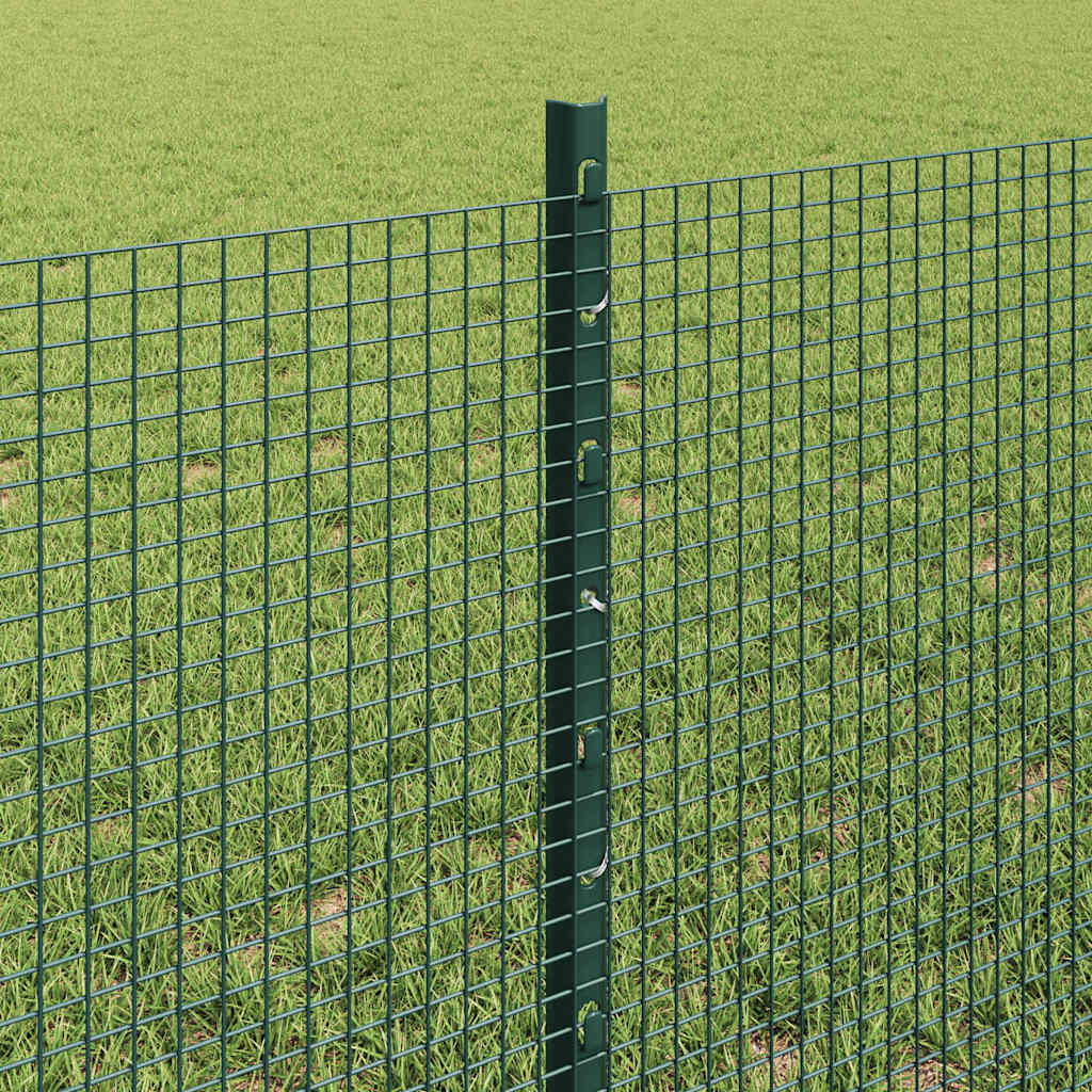 Zatvorena žičana ograda s postovima 10 x 0,6 m Zelena Mreža