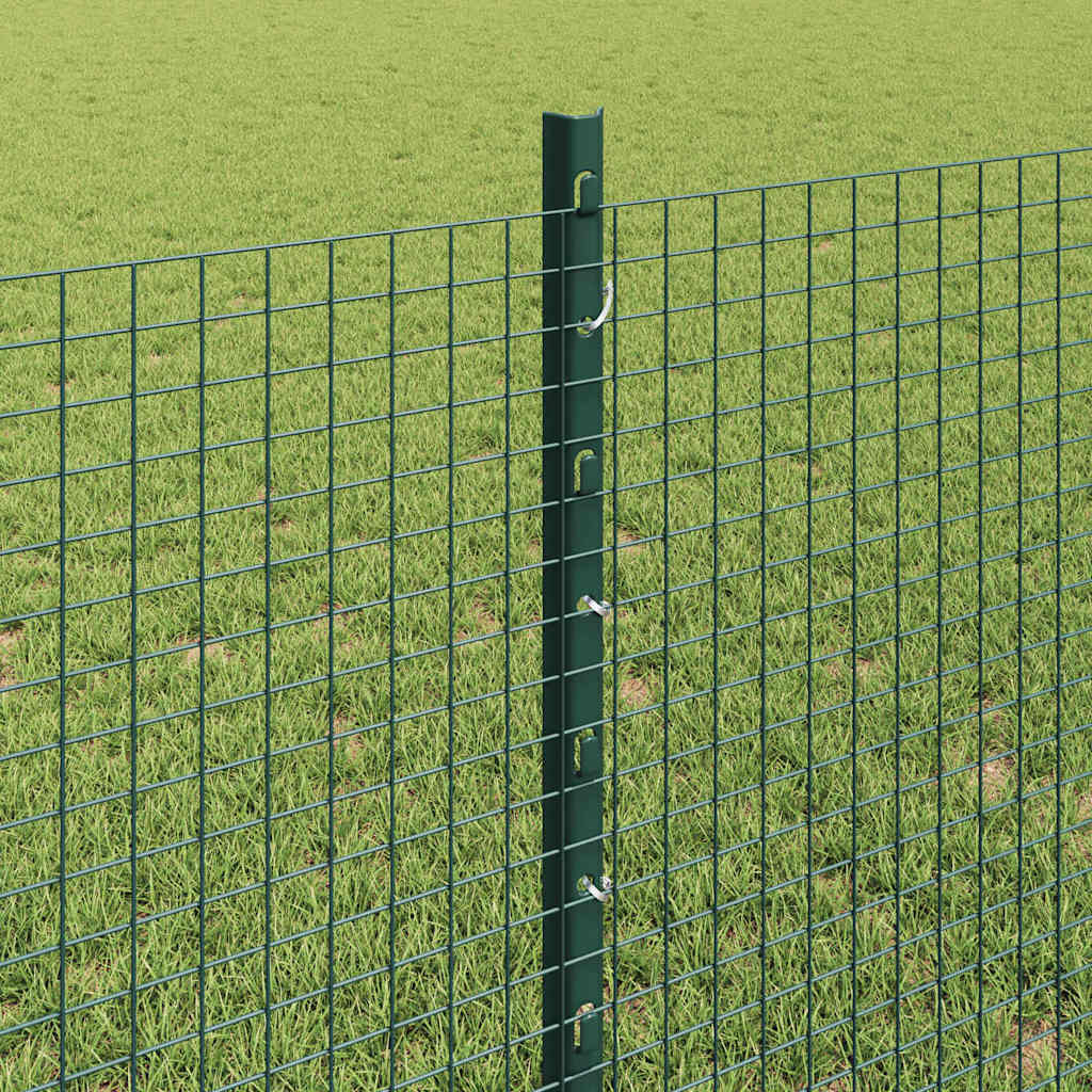 Zatvorena žičana ograda s postovima 10 x 0,8 m Zelena Mreža