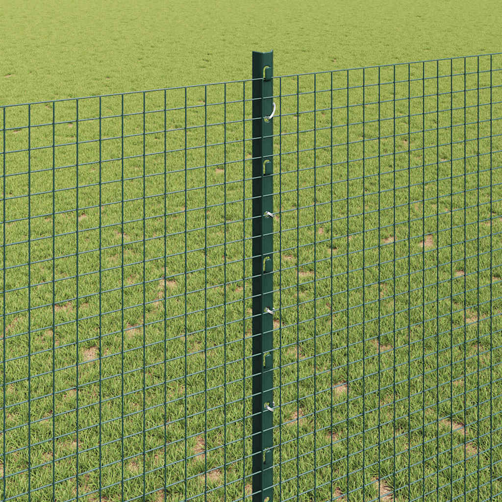 Zatvorena žičana ograda s postovima 25 x 1,4 m Zelena Mreža