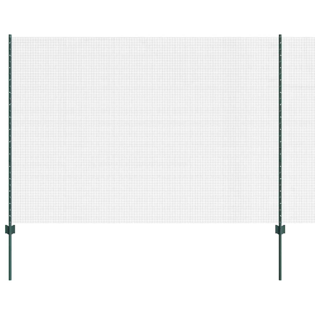 Zavarena žičana ograda s postom 25 x 1,6 m Zelena Mreža